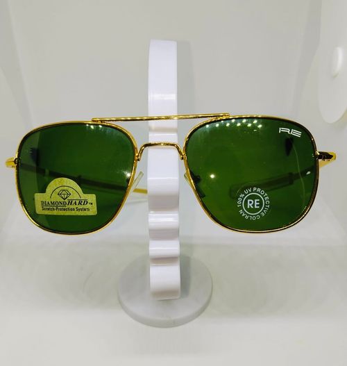 Lentes Aviador Clásicos Dorados